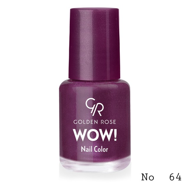 GOLDEN ROSE Wow! Nail Color 6ml-64